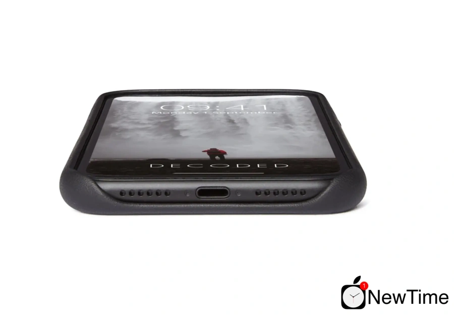 Чехол DECODED Leather Back Cover Black for iPhone 11 Pro (D9IPOXIBC2BK)